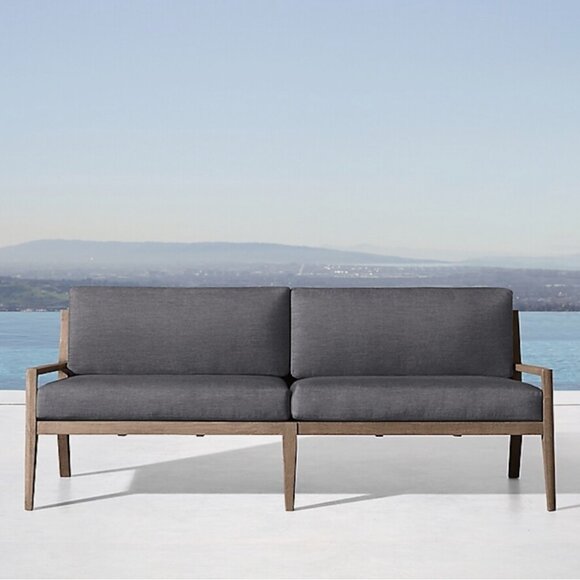 RH Restoration Hardware Ciel 96" Outdoor Sofa Cover Only Sand - Picture 1 of 5
